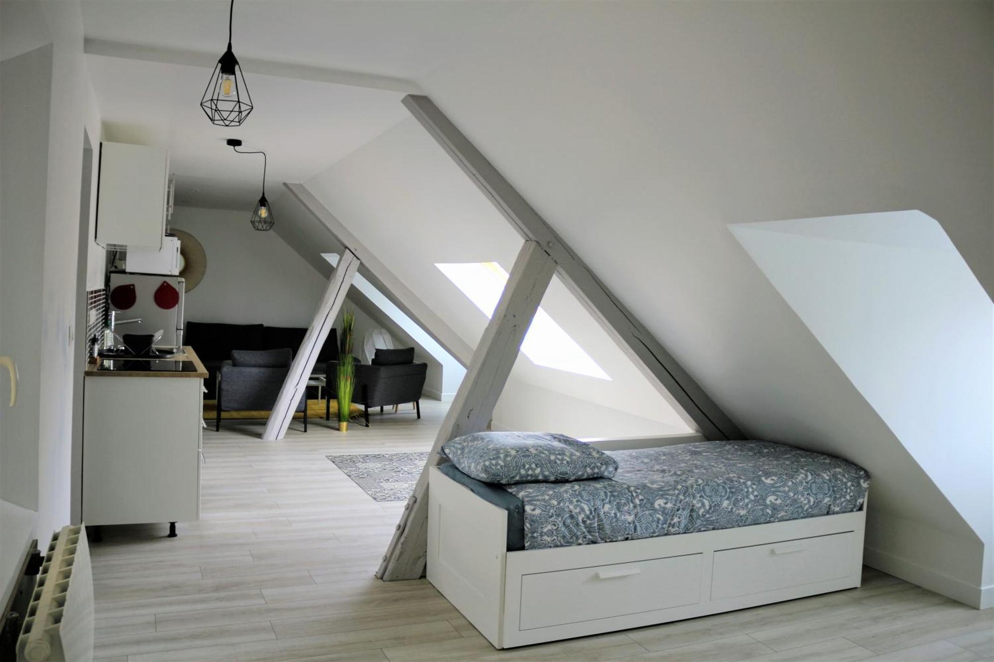 Appartements Up & Down By Beds76 Rouen Ruang foto